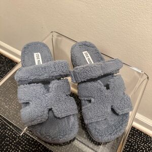Steve Madden Mayve Faux Shearling Slides